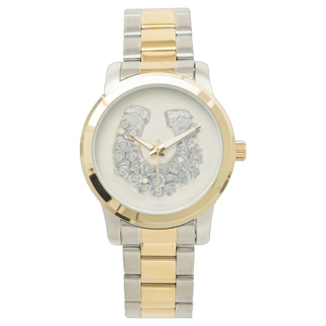 Reloj De Pulsera Rosas de plata (Anverso)