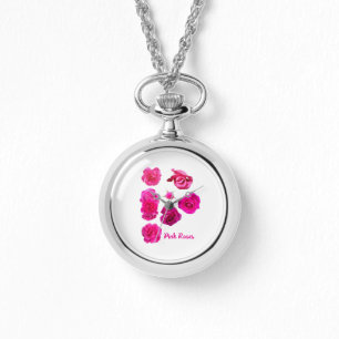 Reloj De Pulsera Rosas rosadas