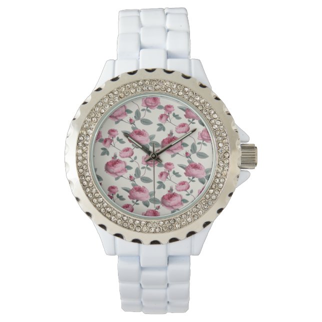 Reloj De Pulsera Rosas rosas rosas (Anverso)