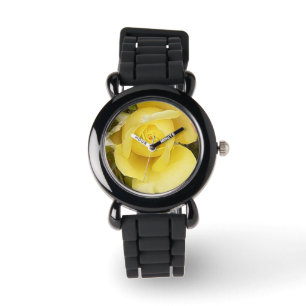 Reloj De Pulsera Rosebud amarillo