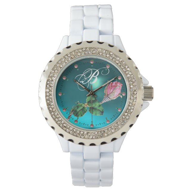 Reloj De Pulsera ROSEBUD JEWEL Y DIAMANTES MONOGRAM Blue Gem (Anverso)