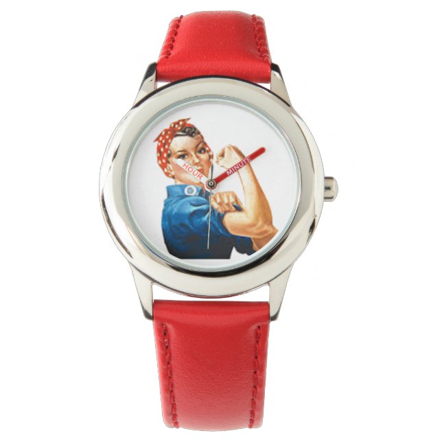 Reloj De Pulsera Rosie the Riveter (Anverso)