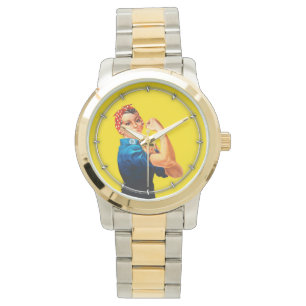 Reloj De Pulsera Rosie The Riveter Retro Design Style