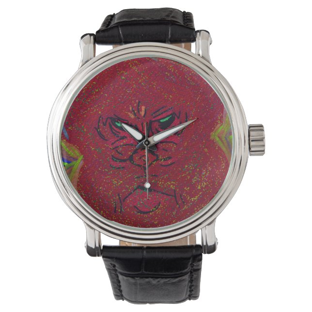 Reloj De Pulsera Rostro de una llama (Anverso)