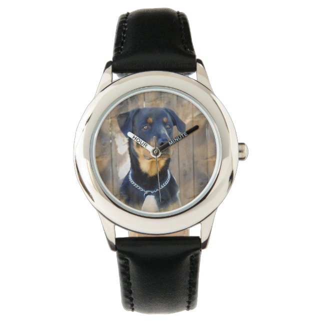 Reloj De Pulsera Rottweiler (Anverso)