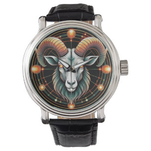Reloj De Pulsera Rótulo Aries Zodiac