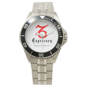 Reloj De Pulsera Rótulo Capricornio Astrología Zodiac