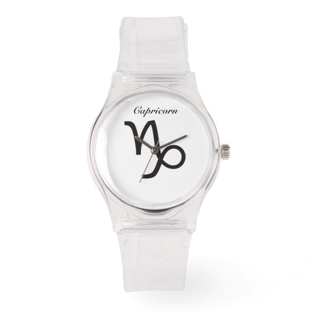 Reloj De Pulsera Rótulo Capricornio del Zodiac. Damas Watches... (Anverso)