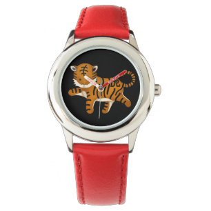 Reloj De Pulsera Rótulo de astrología del tigre zodiaco chino