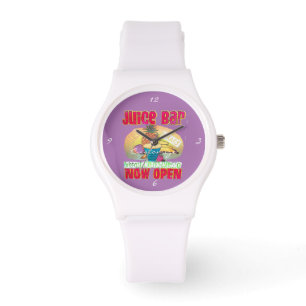 Reloj De Pulsera Rótulo de barra de jugo Thunder_Cove