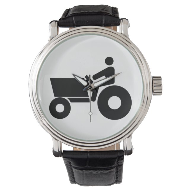 Reloj De Pulsera Rótulo de cultivo de tractores (Anverso)