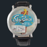 Reloj De Pulsera Rótulo de Sky Ranch Motel<br><div class="desc">Artista de Rótulo de Sky Ranch Motel: Naomi McCavitt</div>
