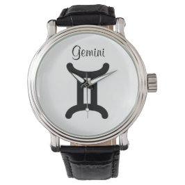 Reloj De Pulsera Rótulo Gemini de los Zodiac Ladies Watches.