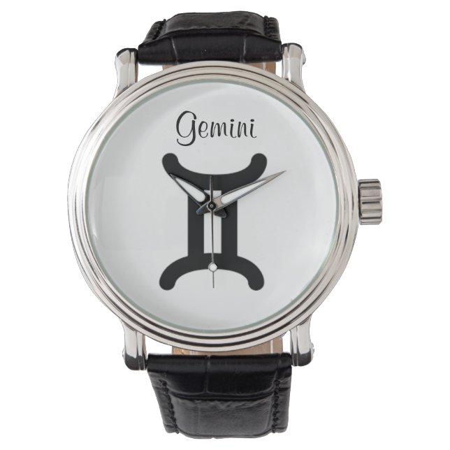 Reloj De Pulsera Rótulo Gemini de los Zodiac Ladies Watches. (Anverso)