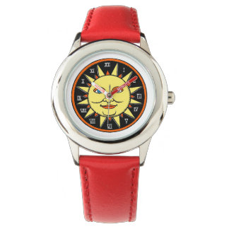 Reloj De Pulsera Rótulo Guay Sun con números romanos Watch