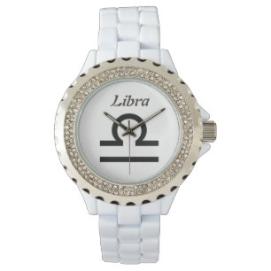 Reloj De Pulsera Rótulo Libra del Zodiac. Señoras de observación.