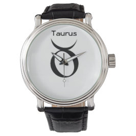 Reloj De Pulsera Rótulo Taurus de los Zodiac Mens Watches.