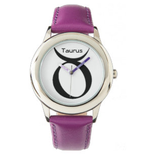 Reloj De Pulsera Rótulo Taurus de los Zodiac Watches.