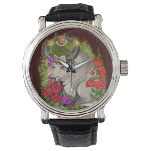 Reloj De Pulsera Rótulo Taurus Zodiac