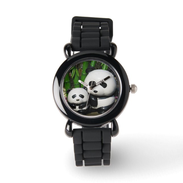 Reloj De Pulsera Rótulo Ueno Zoo Panda (Anverso)