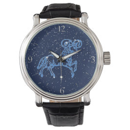 Reloj De Pulsera Rótulo y constelación astrológicos del aries