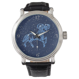 Reloj De Pulsera Rótulo y constelación astrológicos del aries