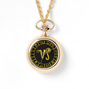 RELOJ DE PULSERA RÓTULOS DE CUMPLEAÑOS DE ZODIO ORO /CAPRICORN