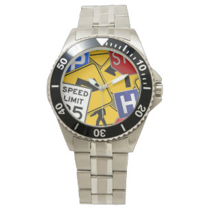 Reloj De Pulsera Rótulos de tráfico