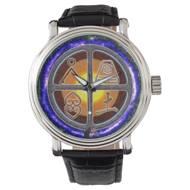Reloj De Pulsera Rótulos terrestres (Anverso)