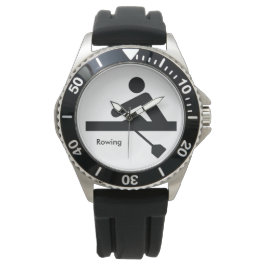 Reloj De Pulsera ROWING | símbolo negro de la remera