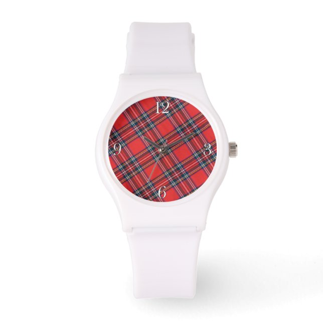 Reloj De Pulsera Royal Stewart Clan de Escocia Moderna (Anverso)