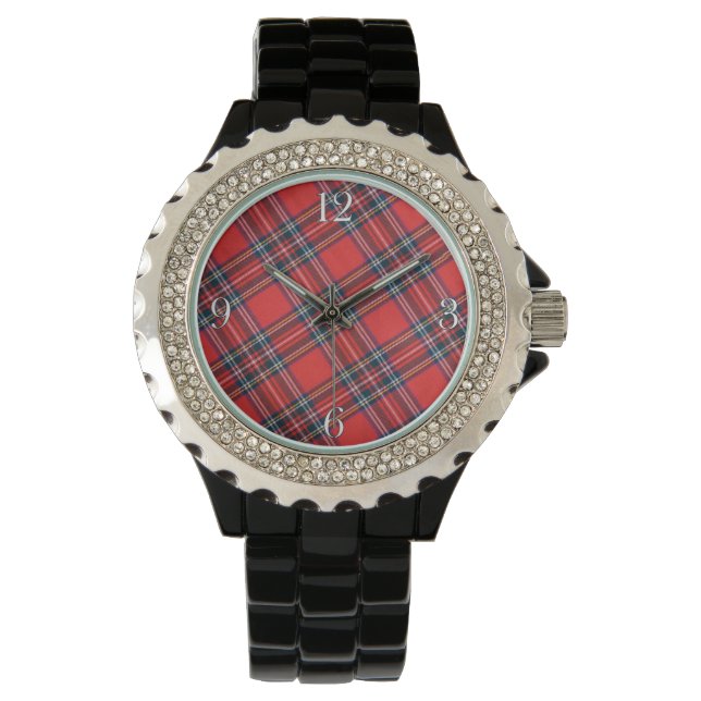 Reloj De Pulsera Royal Stewart Clan de Escocia Moderna (Anverso)