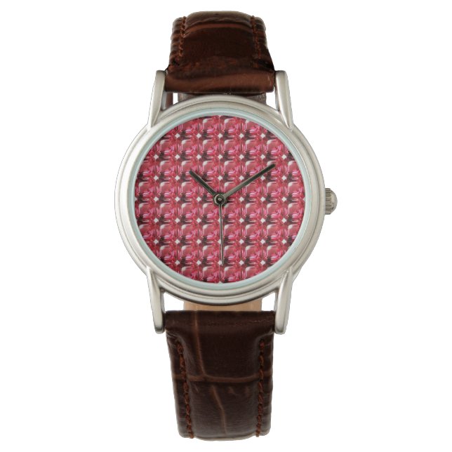 Reloj De Pulsera Ruby Gemstone Pink (Anverso)
