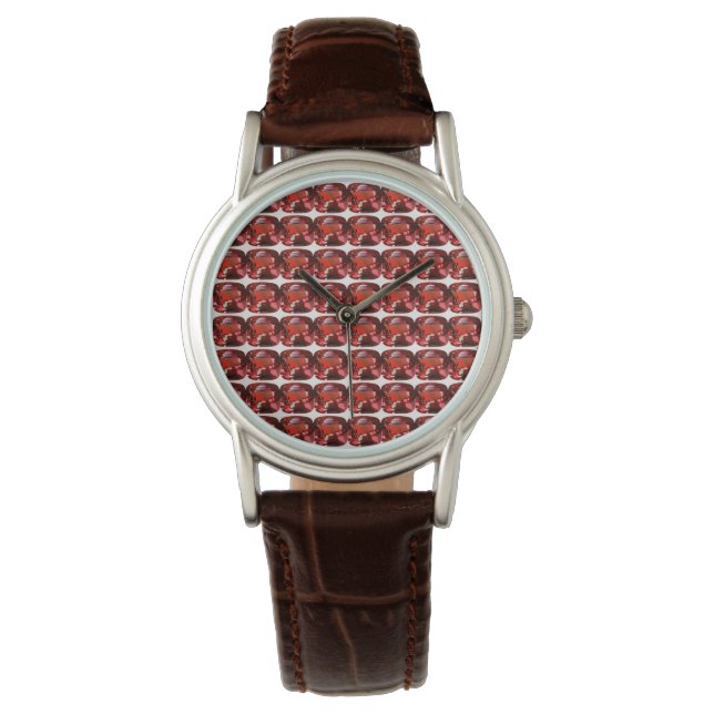 Reloj De Pulsera Ruby Gemstone Red (Anverso)