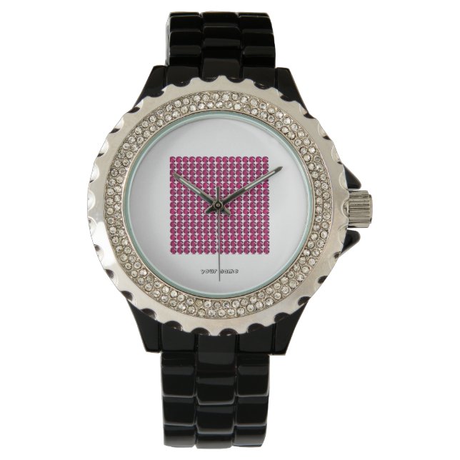 Reloj De Pulsera Ruby Red Motif (Anverso)