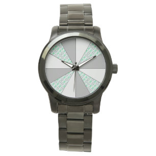 Reloj De Pulsera Rueda de color Código ajustable gris