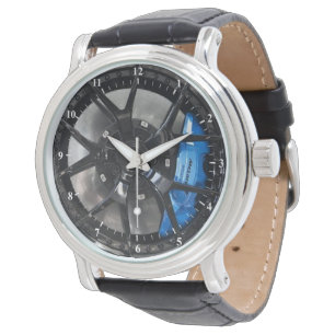 Reloj De Pulsera Rueda de freno abierta dividida con pinza de freno