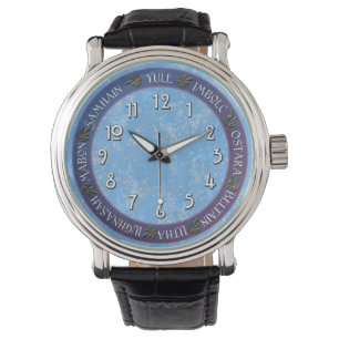 Reloj De Pulsera Rueda de los meses de invierno del año