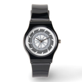 Reloj De Pulsera Rueda de Mag de Cromo