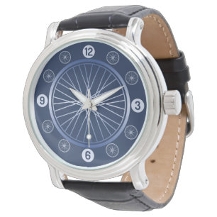 Reloj De Pulsera Rueda deportiva azul