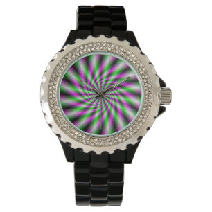 Reloj De Pulsera Rueda Neon Spinning