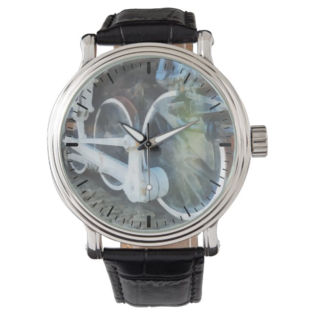 Reloj De Pulsera Ruedas de tren (Anverso)