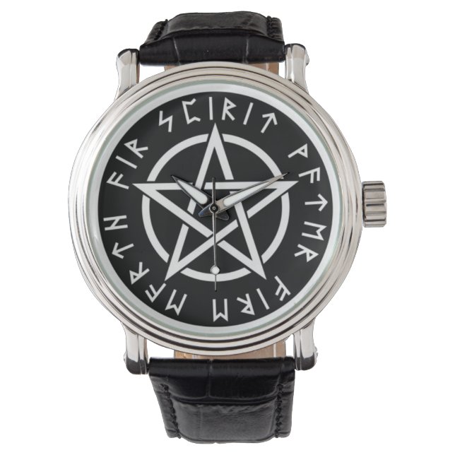 Reloj De Pulsera Rune pentagram watch (Anverso)