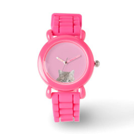 Reloj De Pulsera Rusty El Gato Rosa