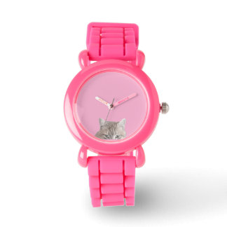 Reloj De Pulsera Rusty El Gato Rosa