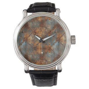 Reloj De Pulsera Rusty Iron Wall Clock