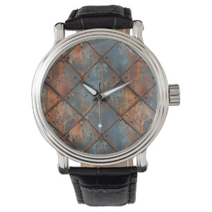 Reloj De Pulsera Rusty Iron Wall Clock