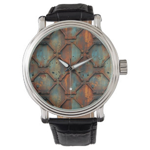 Reloj De Pulsera Rusty Iron Wall Clock