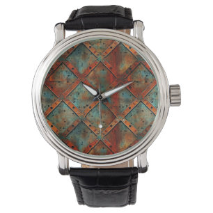 Reloj De Pulsera Rusty Iron Wall Clock