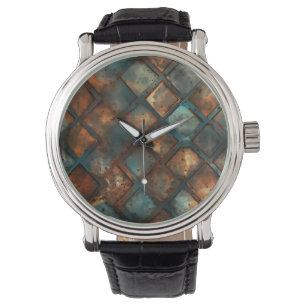 Reloj De Pulsera Rusty Iron Wall Clock